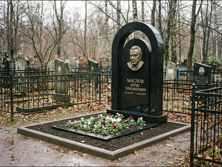 Памятник с барельефом — выполненная работа 23 в Южно-Сахалинске