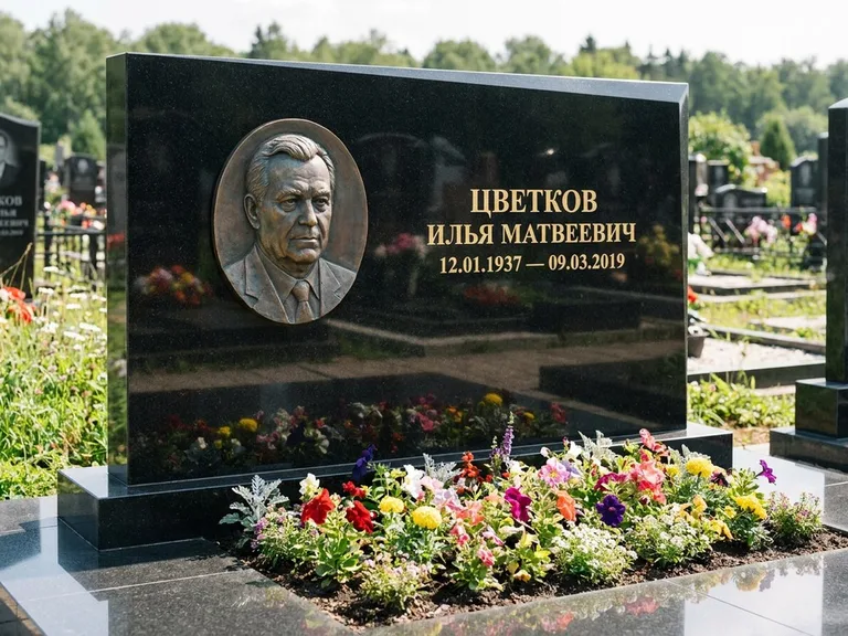 Памятник с барельефом — выполненная работа 33 в Южно-Сахалинске