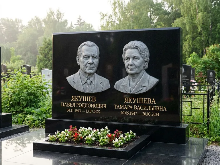 Памятник с барельефом — выполненная работа 36 в Южно-Сахалинске