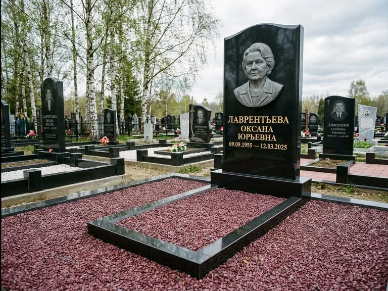 Памятник с барельефом — выполненная работа 47 в Южно-Сахалинске
