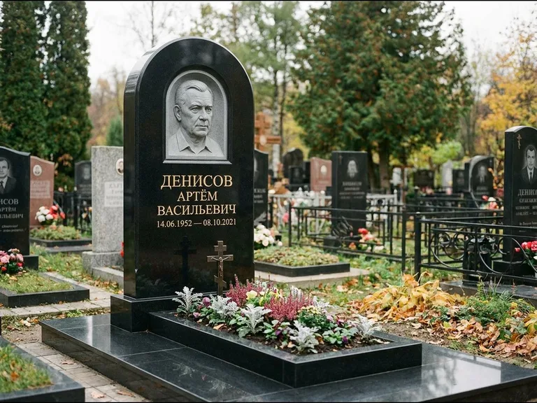 Памятник с барельефом — выполненная работа 5 в Южно-Сахалинске