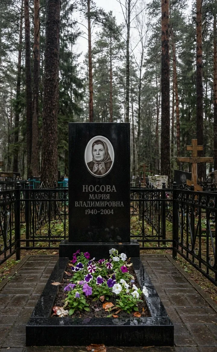Замена старого надгробия на кладбище Ячнево в Белгороде