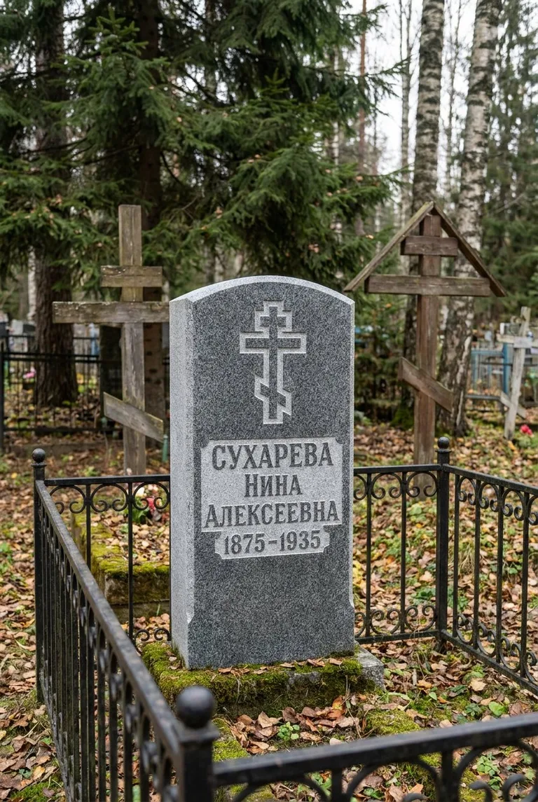 Отреставрированное старинное надгробие на Нижне-Исетском кладбище