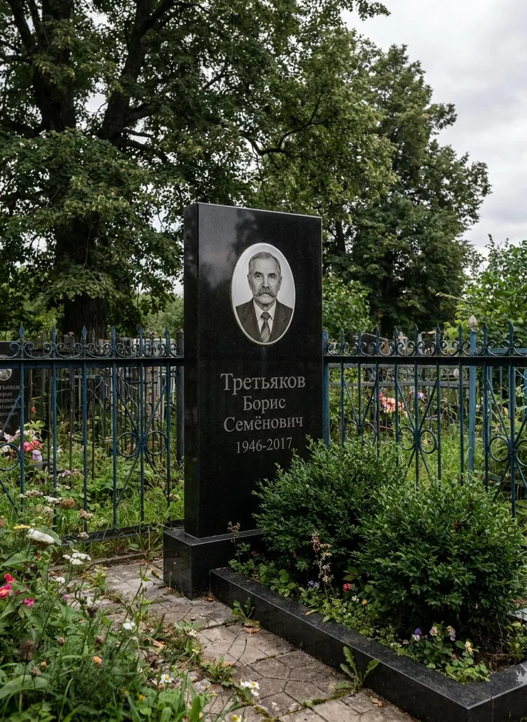 Аллея на Городском кладбище в Самаре