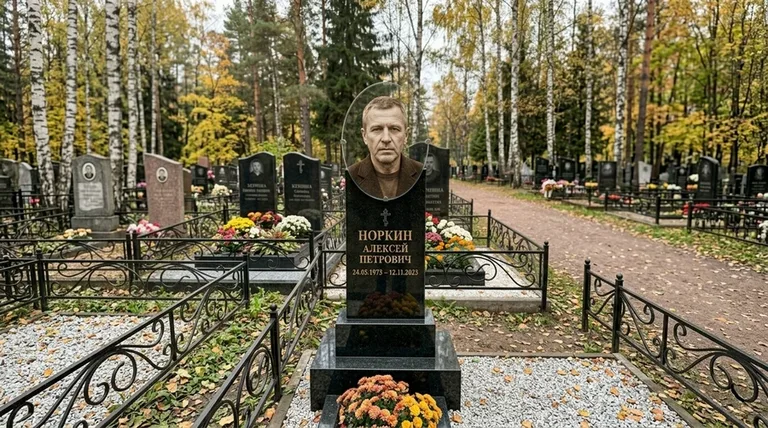 Портрет на стекле на вертикальной стеле в Южно-Сахалинске