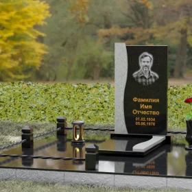 Памятник гранитный вертикальный - П125