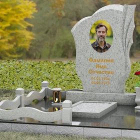 Светский вертикальный памятник из гранита П147 - П147