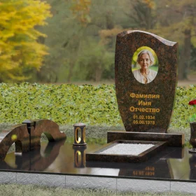 Светский гранитный вертикальный памятник П156 - П156