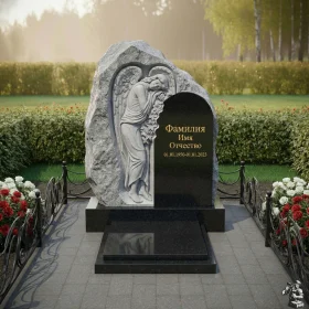 Элитный вертикальный памятник для одного - ПН167