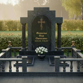 Элитный православный гранитный памятник - ПН192