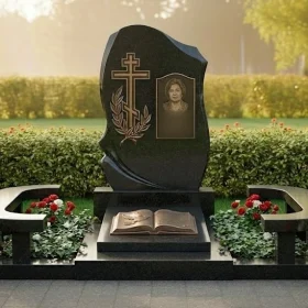 Гранитный православный мемориальный комплекс ПН378 - ПН378