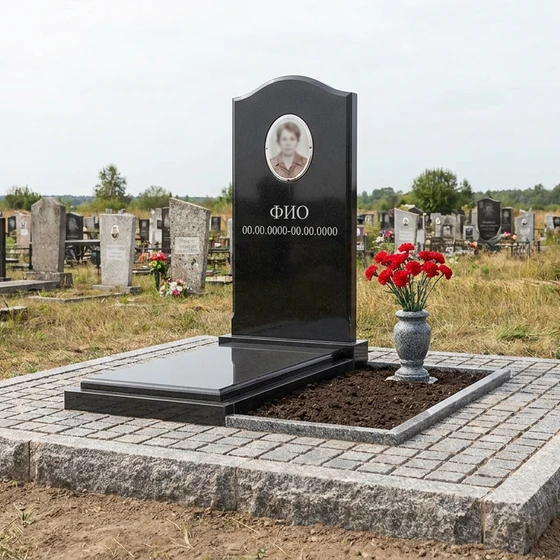 Полимерный памятник арочной формы