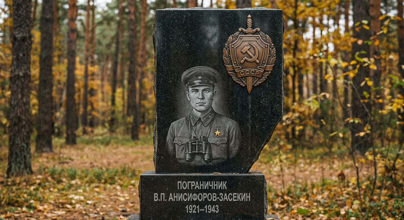 Пример дизайна: Памятник пограничнику