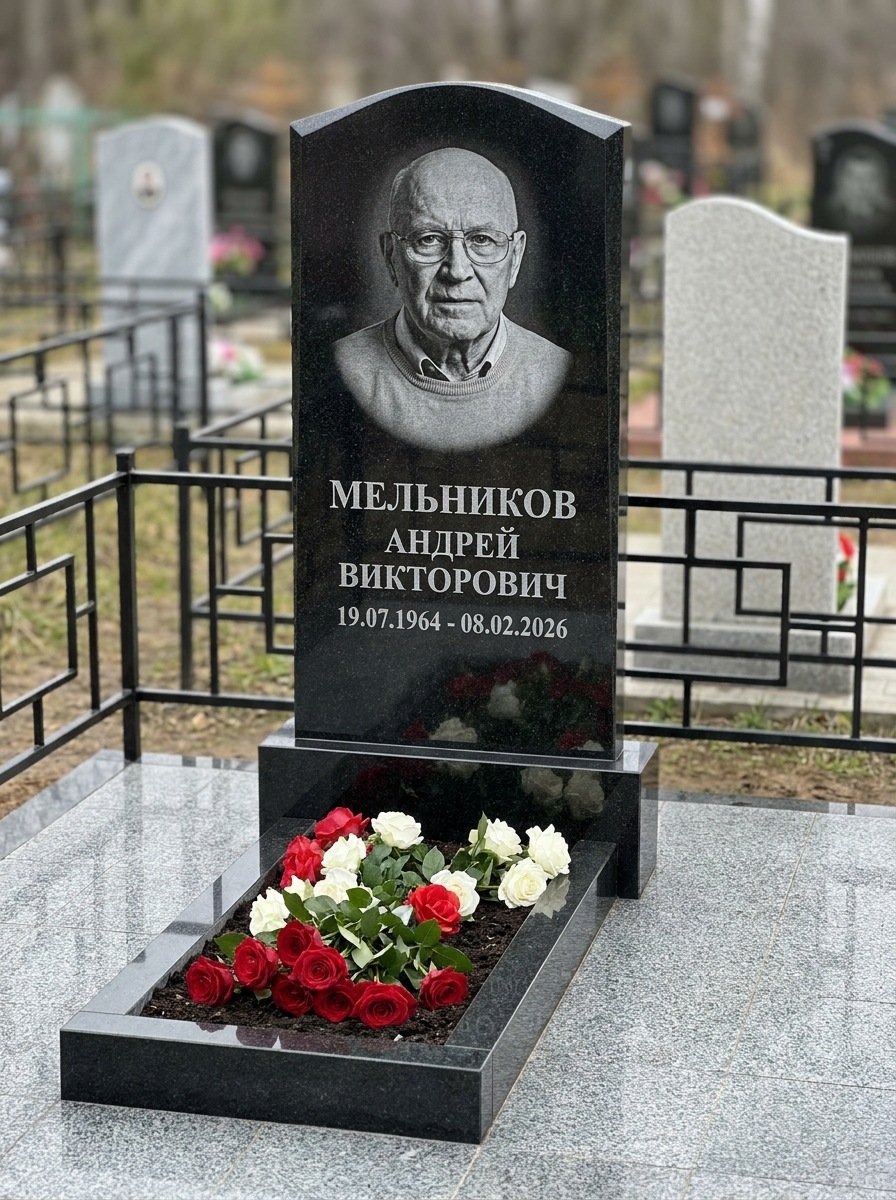 Портрет на памятнике в Южно-Сахалинске — Мелкое лицо с общего фото — портрет под гравировку