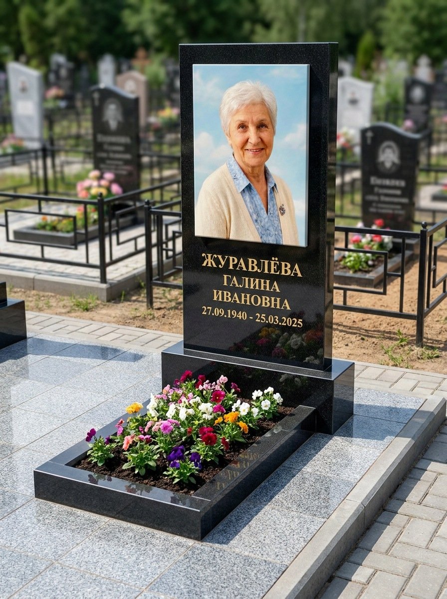 Портрет на памятнике в Южно-Сахалинске — Портрет в полный рост — керамогранит 400×600 мм