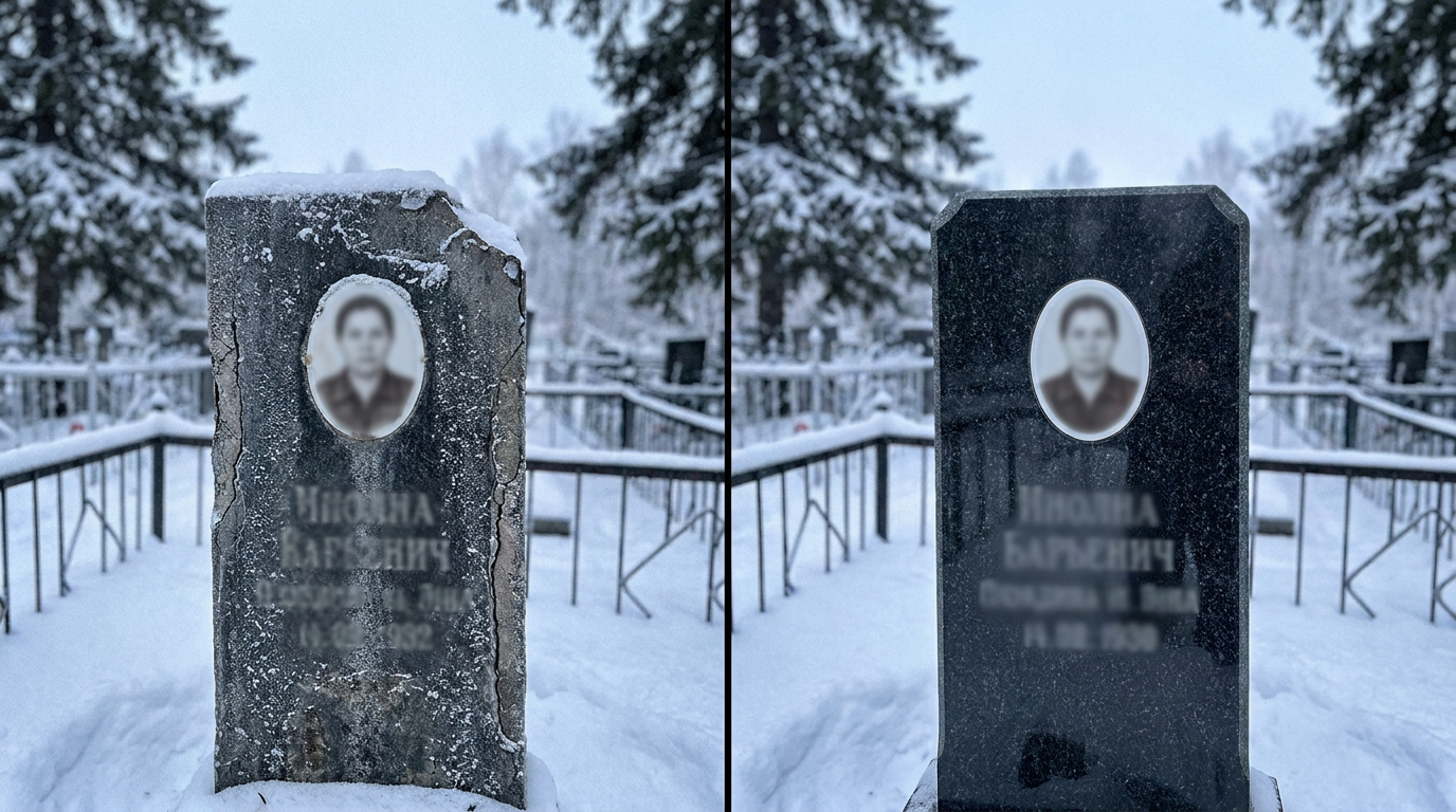 Реставрация памятника в Южно-Сахалинске — пример 3